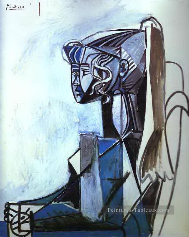 Portrait de Sylvette 1954 cubiste Peintures à l'huile